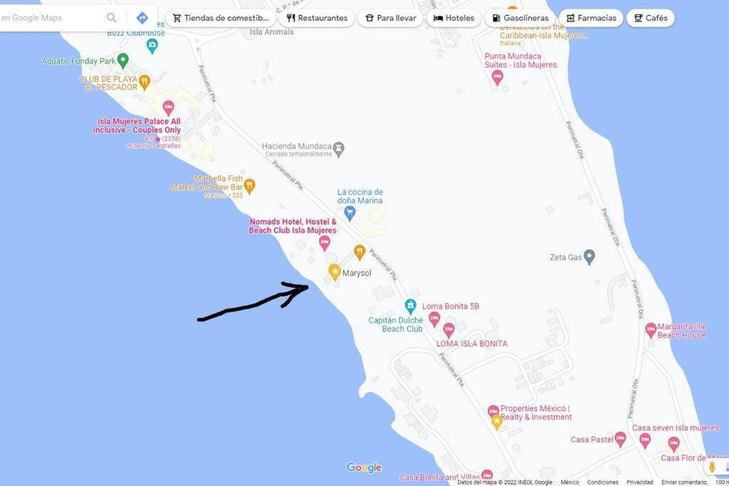 Marysol Private Beach Next To Nomads D5 イスラ・ムヘーレス エクステリア 写真